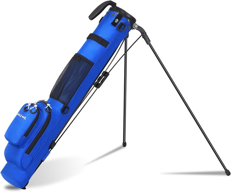 MAZEL Lightweight Golf Bag for Men – Easy to Carry Golf Clubs Bag with Shoulder Strap,Pitch n Putt Golf Stand Bag for Driving Range,Par 3 and Executive Courses - Fit Up to 8 Clubs - Image 1
